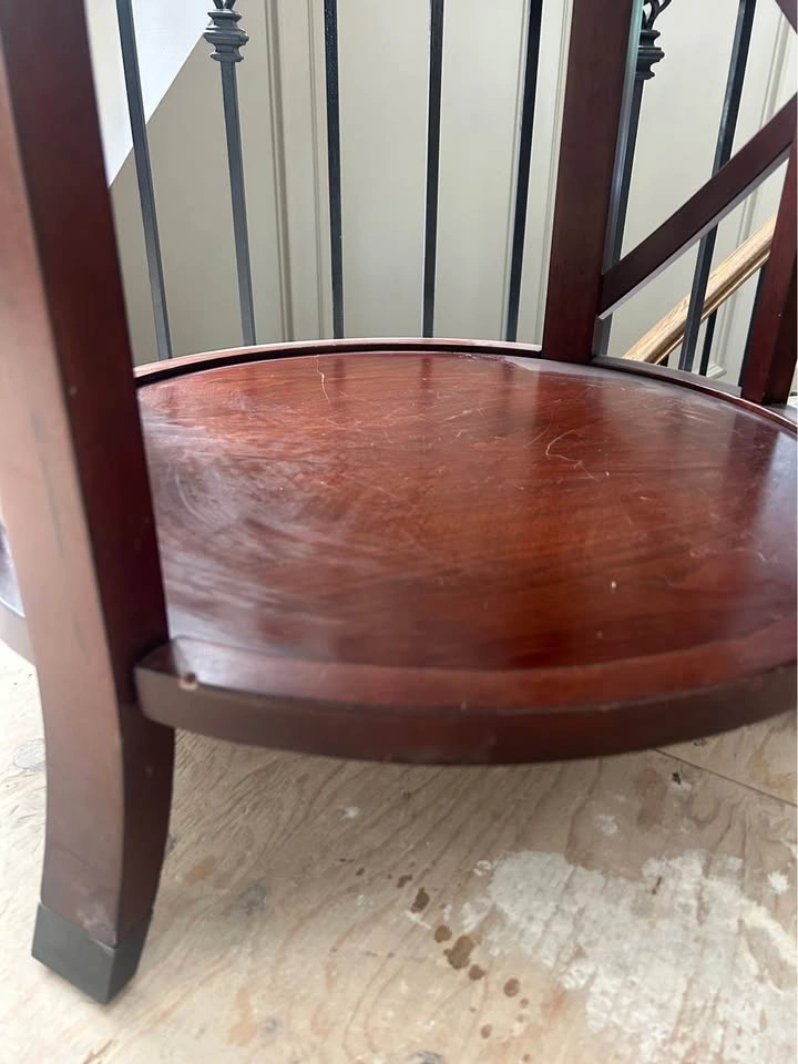Two Solid Wood Tables - photo 3