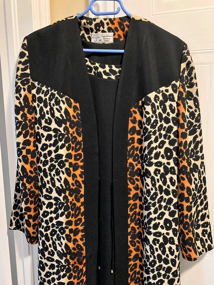 Elegant Dress with Cardigan