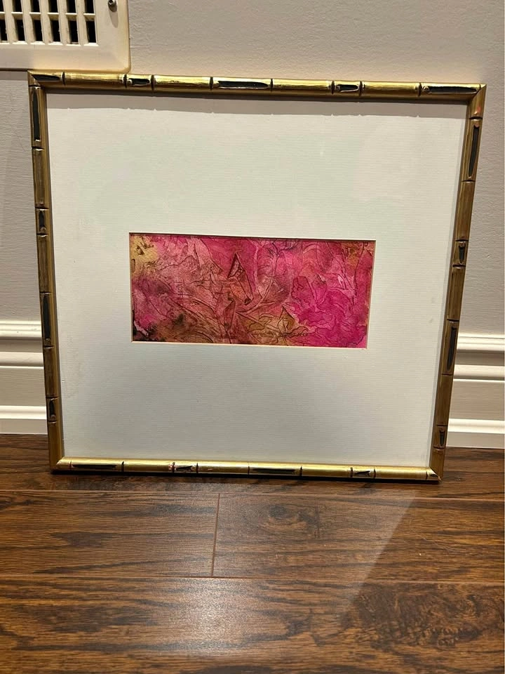 Framed Floral Paintings