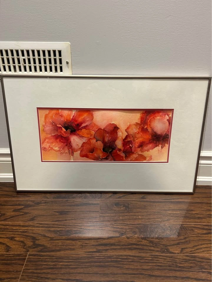 Framed Floral Paintings - photo 2