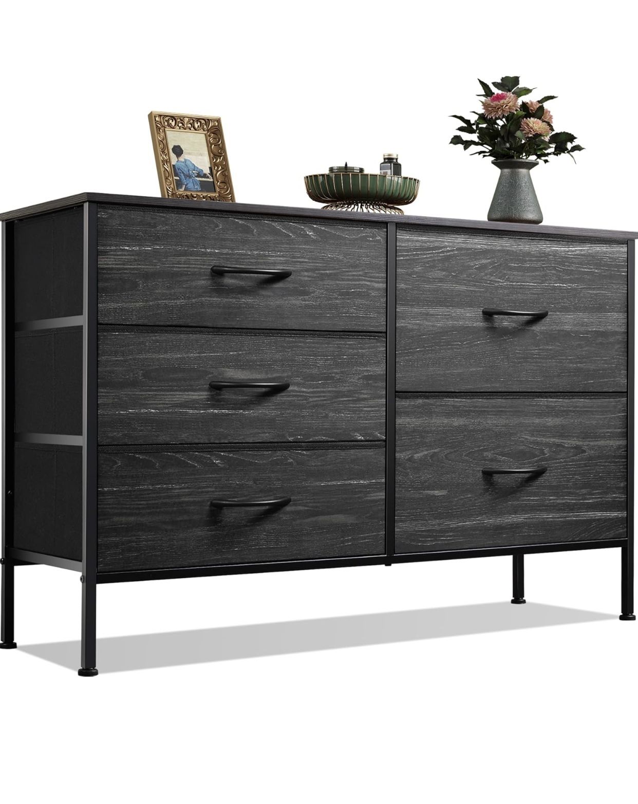 WLIVE 5-Drawer Fabric Dresser