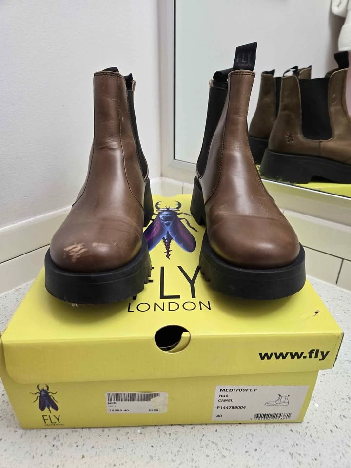 FLY London MEDI789FLY Boots - Rug Camel - Size EU40/US 9 - photo 3