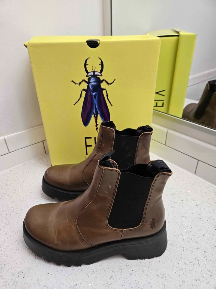 FLY London MEDI789FLY Boots - Rug Camel - Size EU40/US 9 - photo 4