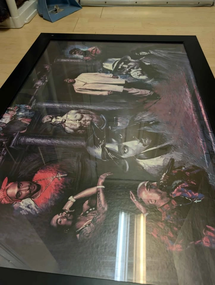 Hiphop Tupac Biggie Large Portrait Picture Frame - photo 2