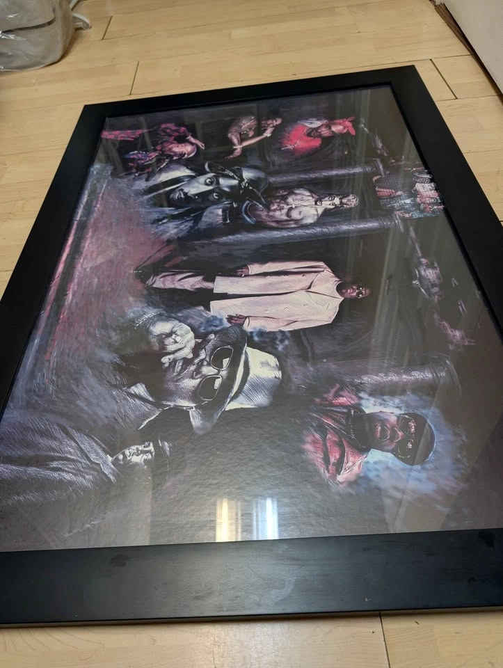 Hiphop Tupac Biggie Large Portrait Picture Frame - photo 3