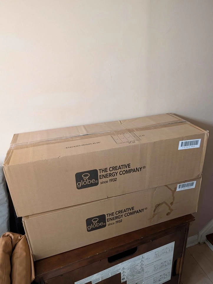 3 Light White Chandelier | BRAND NEW | Globe Aesthetic - photo 2
