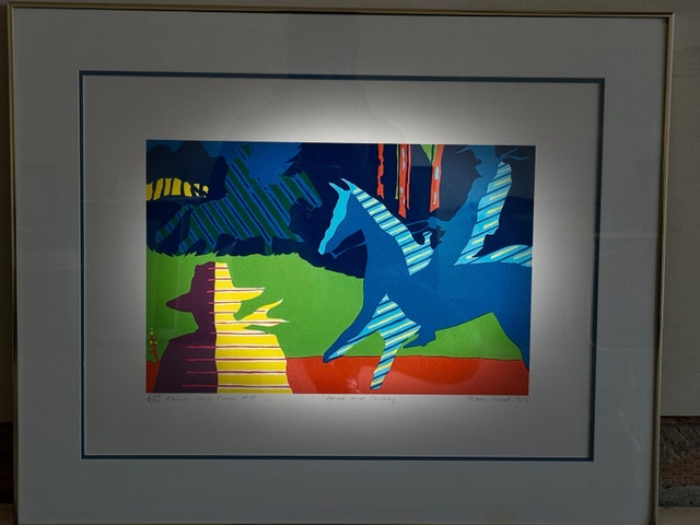 Alan Wood 1983 Signed Print 200/200 Peat Marwick Collection - photo 2