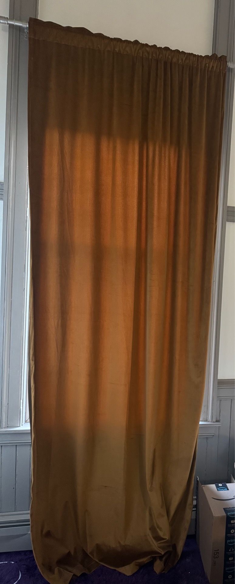 Mustard curtain