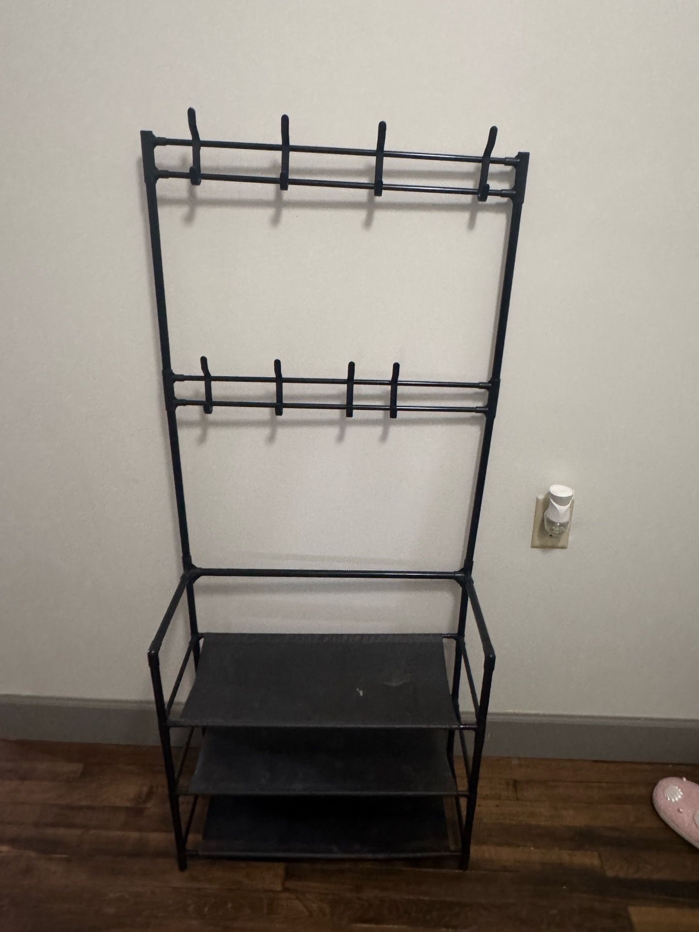 Shoe and coat rack
