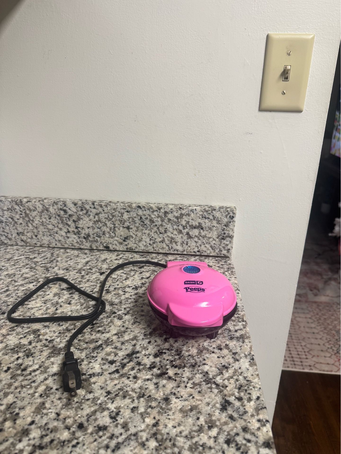 Pink bunny waffle maker