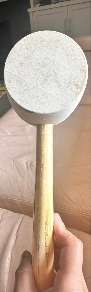 Anvil 32oz White Rubber Mallet with Wood Handle - photo 5