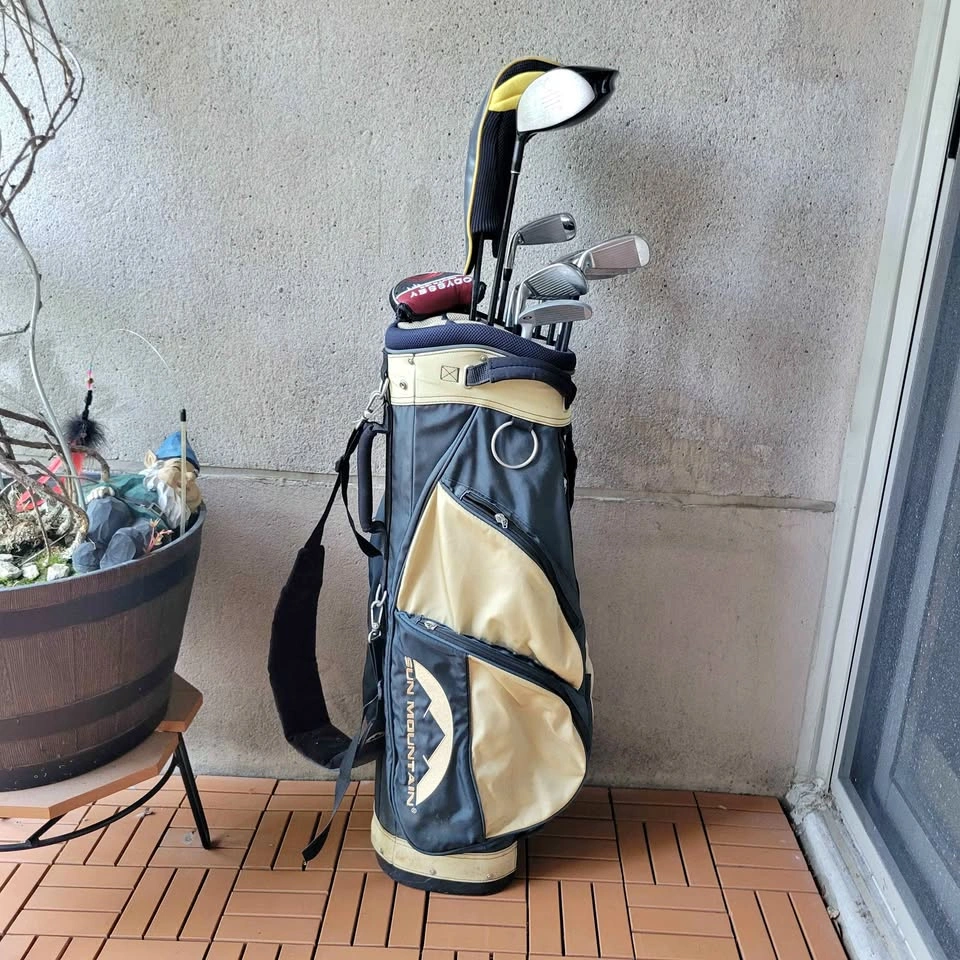 Golf Clubs and Bag