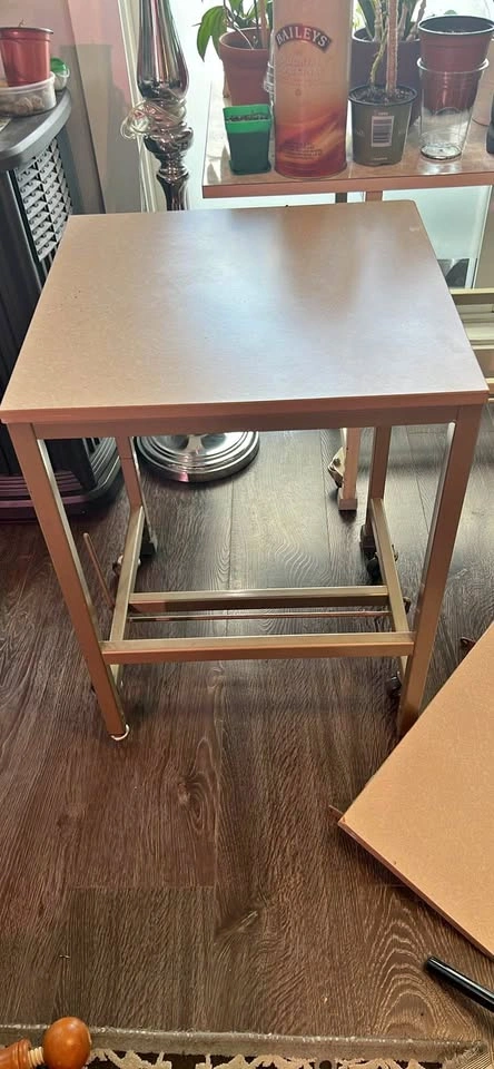 Vintage Stop N Go typewriter table