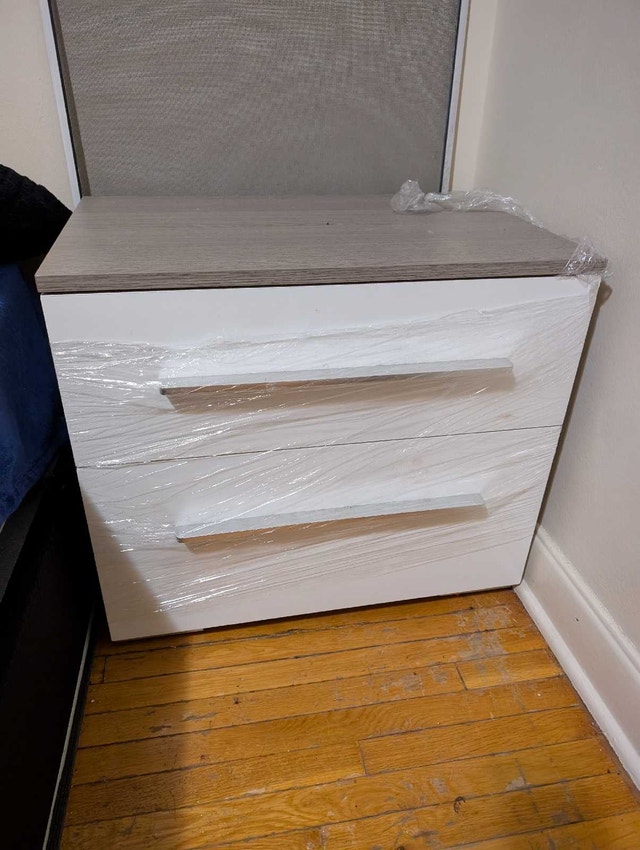 headboard dresser and night table
