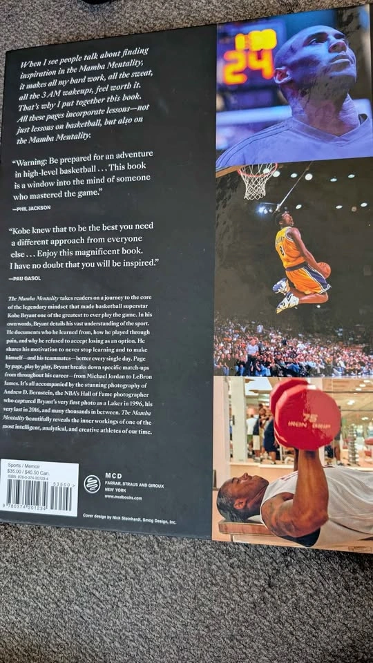 Kobe Bryant Mamba mentality book new - photo 2