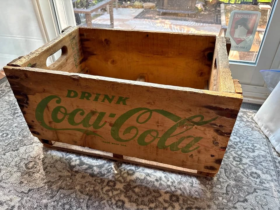 Vintage 1964 Canadian Market Coca-Cola Wooden Crate