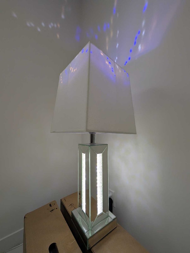 Glass Lamp from bricks - photo 2
