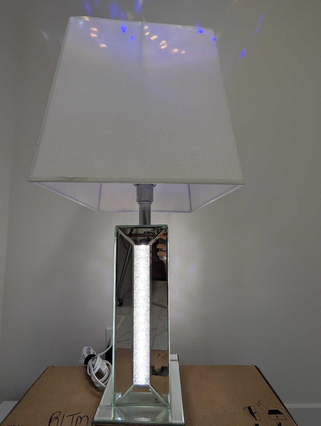 Glass Lamp from bricks - photo 4