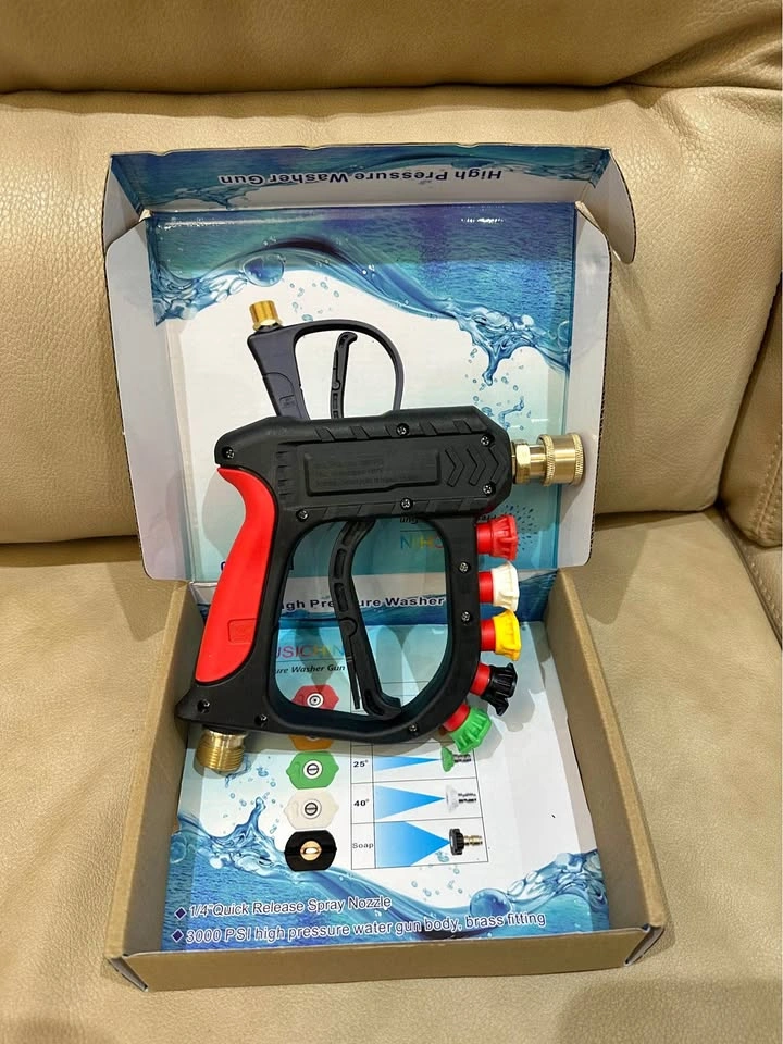 New Heavy Duty Pressure Washer Gun with Nozzles