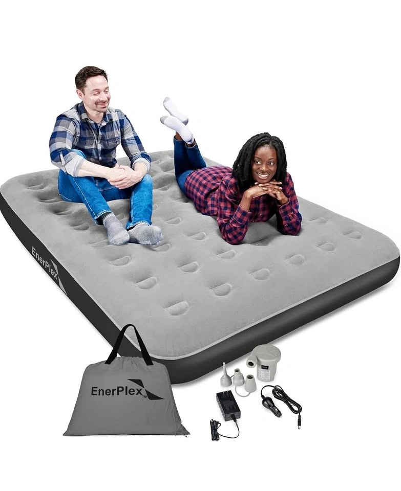 New EnerPlex Camping Airbed Inflatable Mattress - Queen