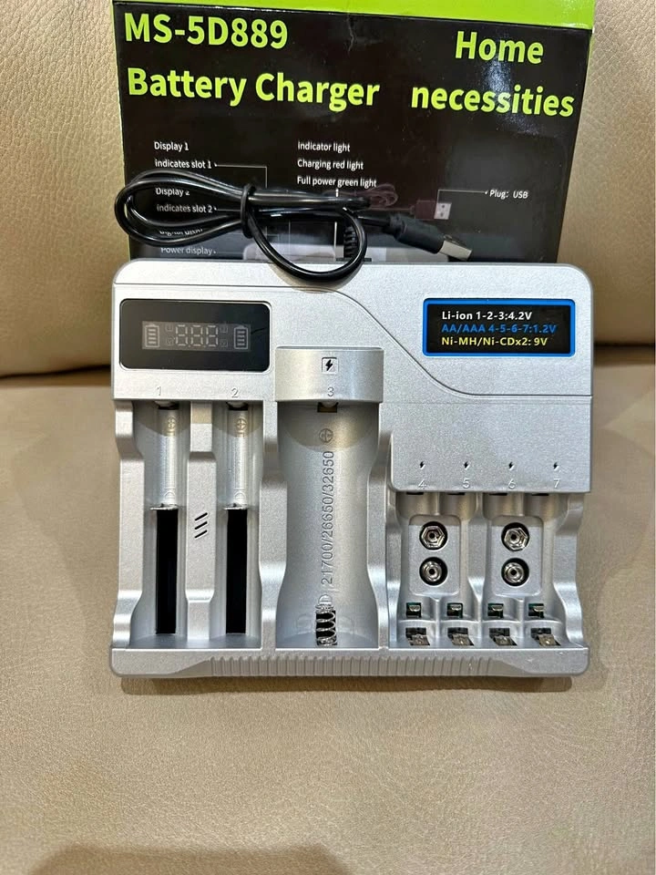 New KUTUMAI Battery Charger with LCD Display