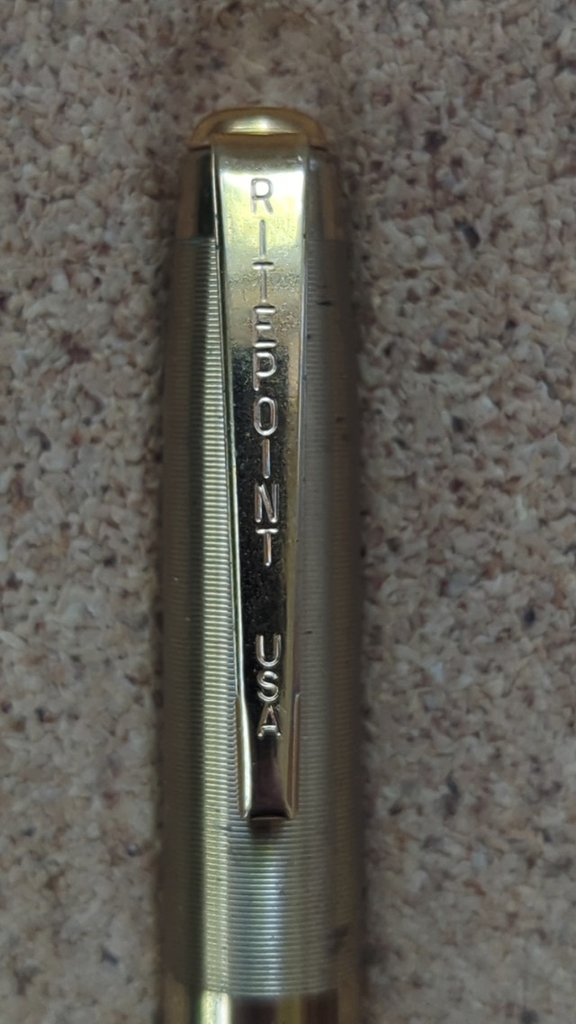 Vintage Ritepoint Brass toned pencil - photo 2