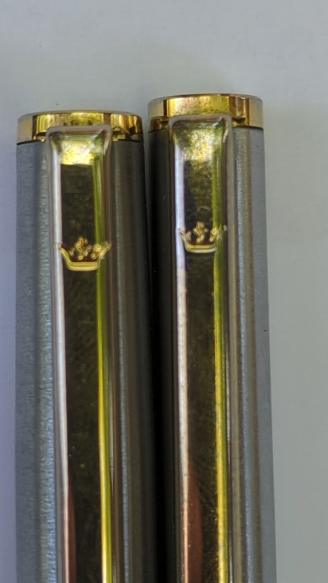 Crown Fountain and BP pen set in Leather case - photo 4