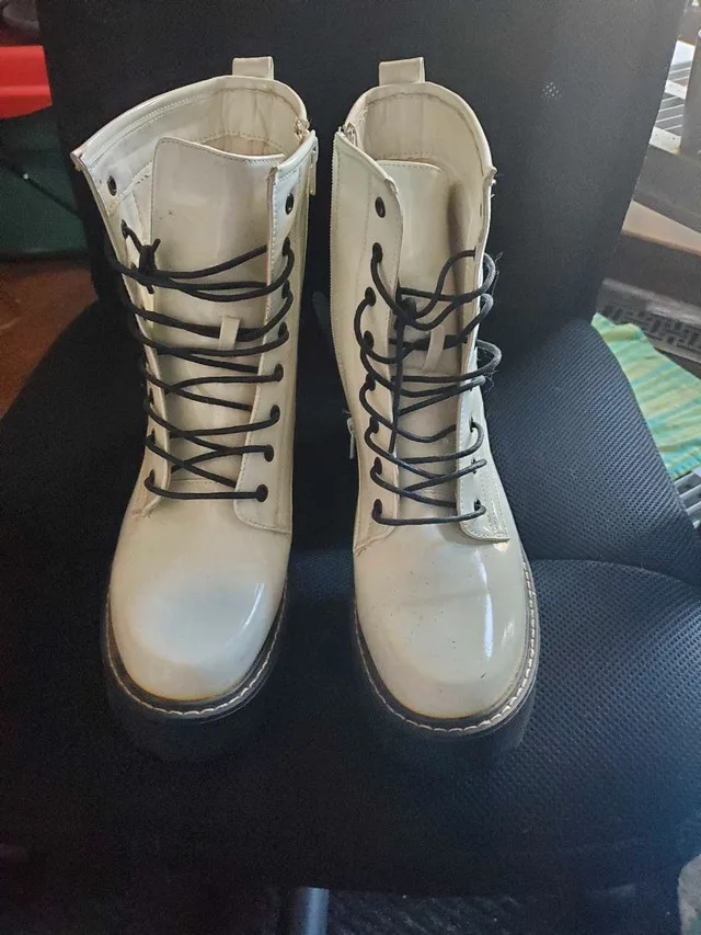 Koi Footwear - White Boots thumbnail