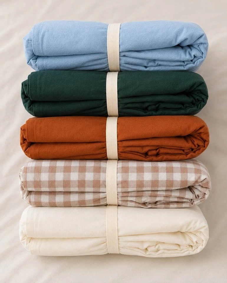 New Solid Color Duvet Cover Set with two pillowcases - photo 5