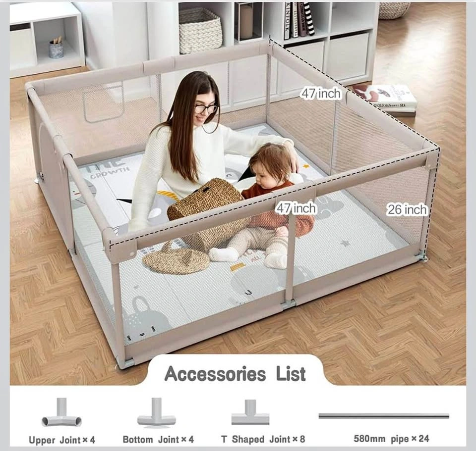 Large Baby Playpen 47x47 inch