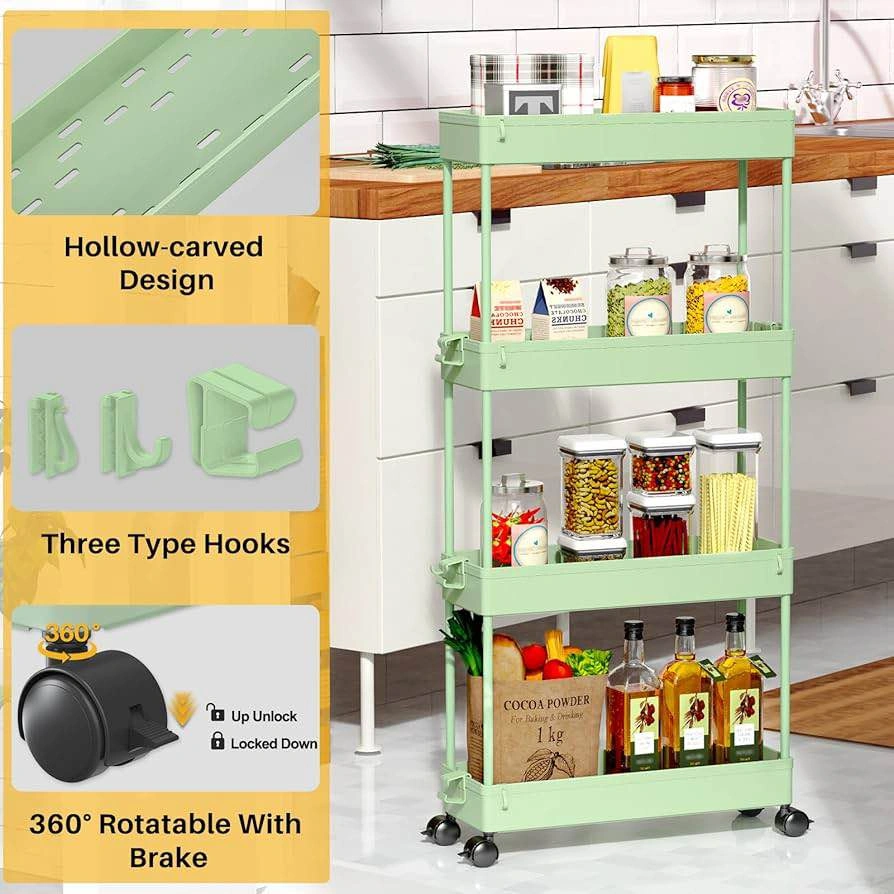 Slim rolling storage cart - photo 3