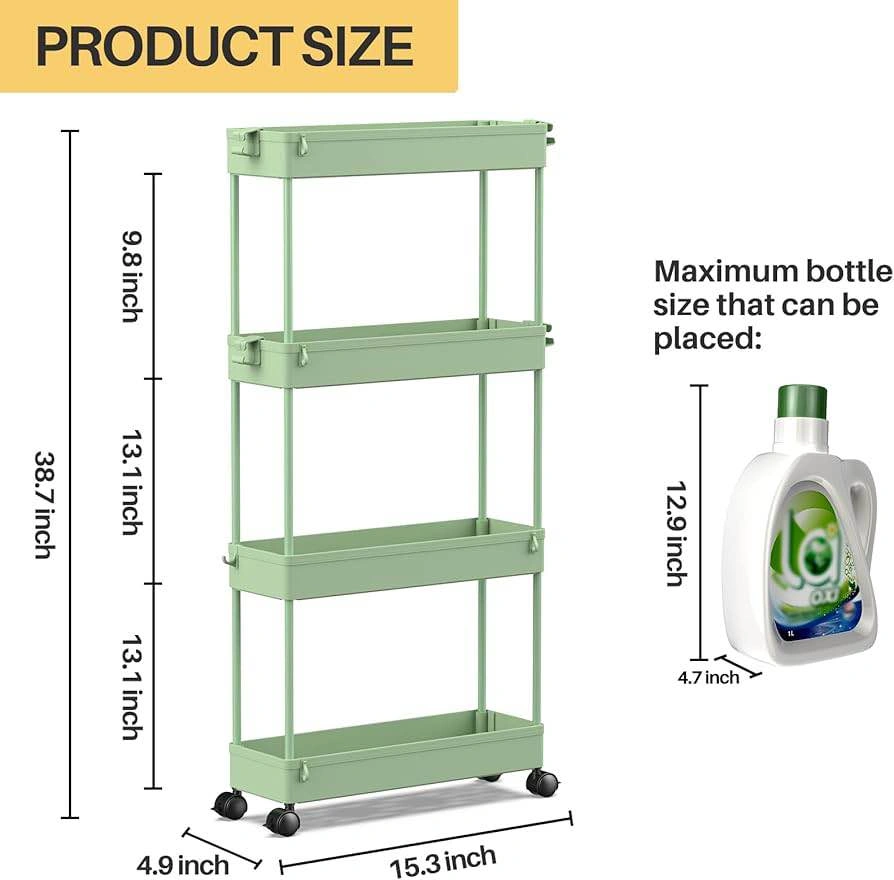 Slim rolling storage cart - photo 4