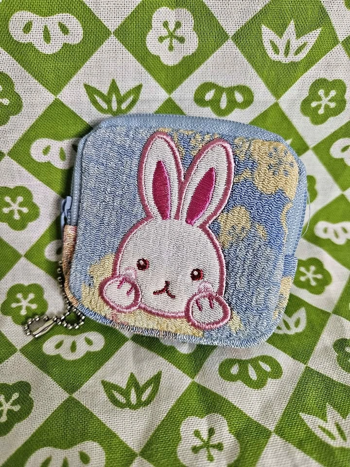 Small Bunny Keychain Purse