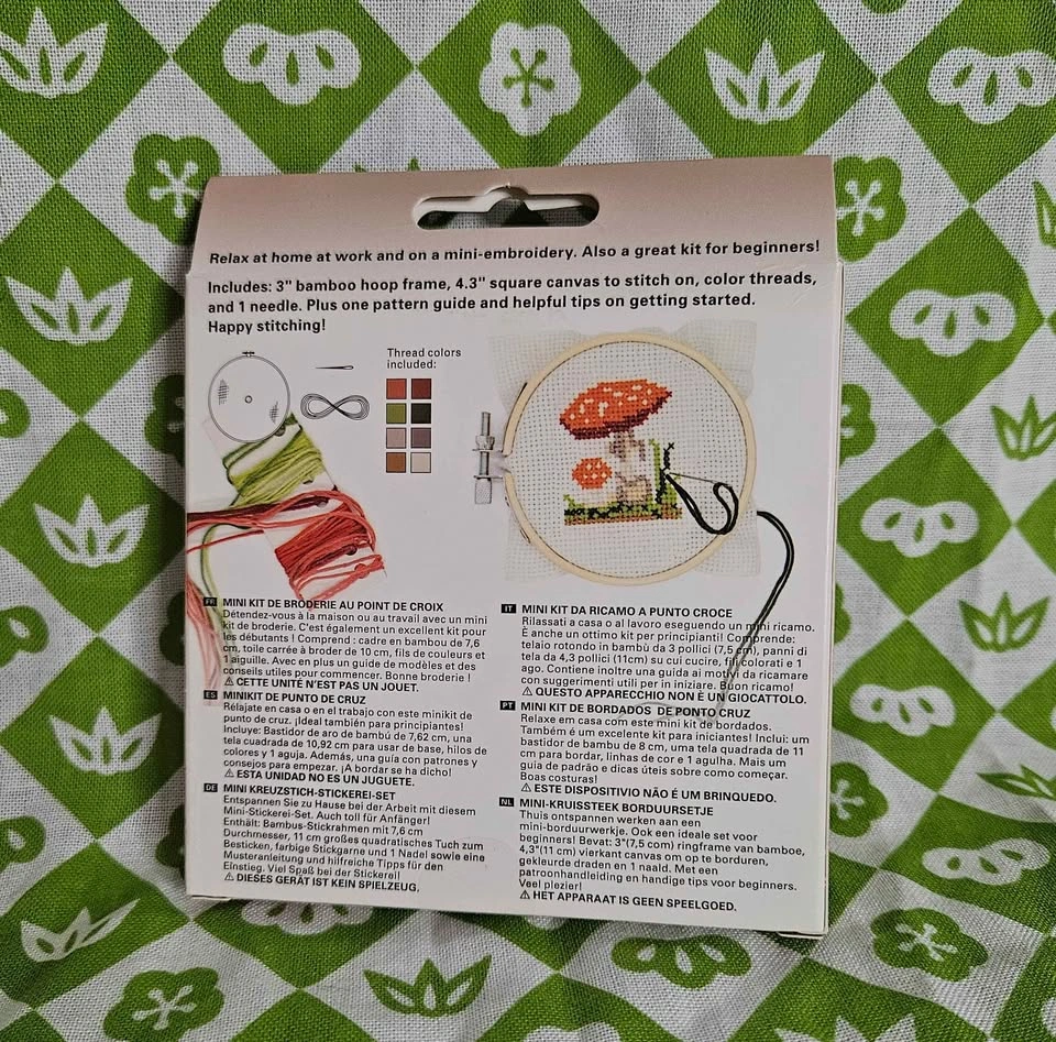 Mini Cross Stitch Embroidery Kit - photo 2