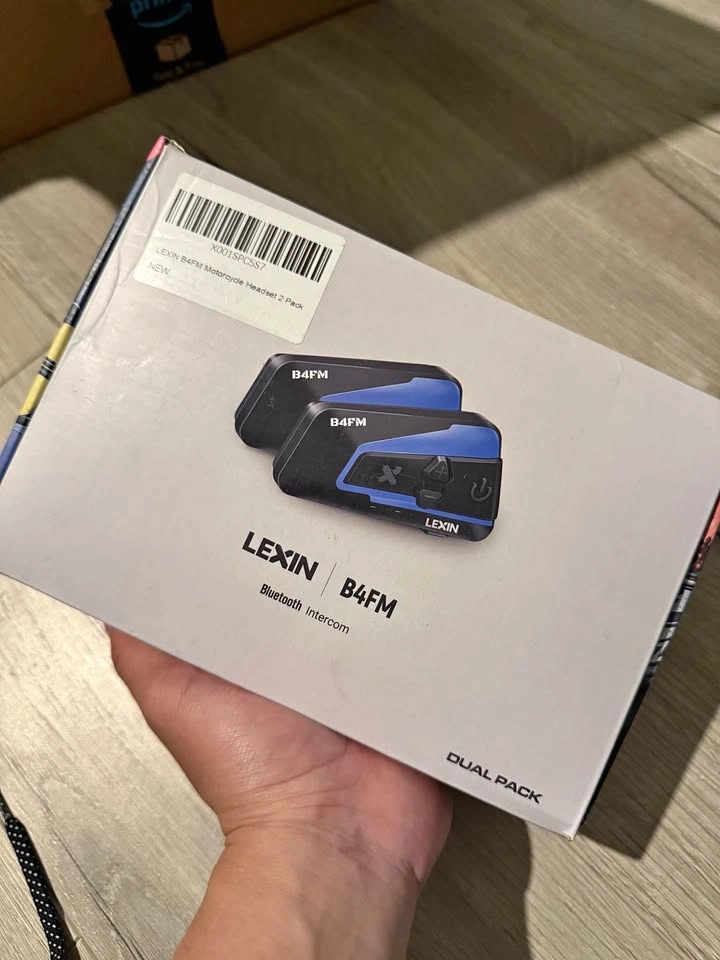 LEXIN B4FM Motorcycle Bluetooth Intercom 2-Pack