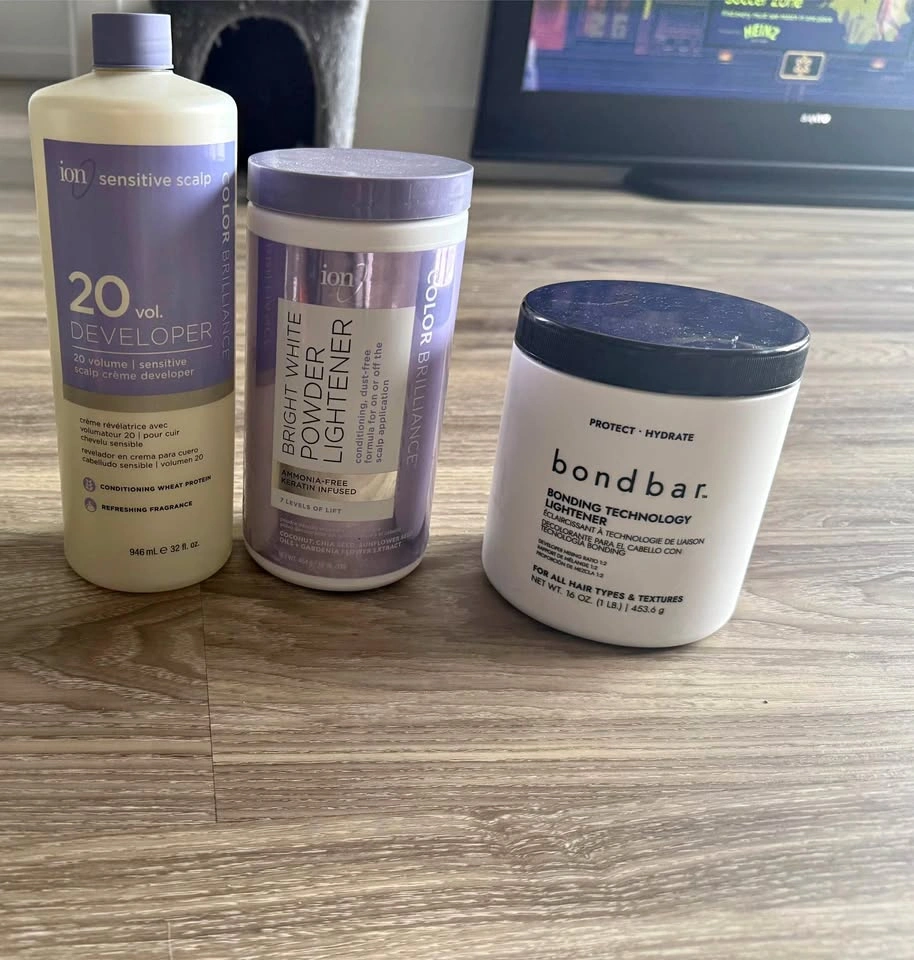 Hair bleach and products