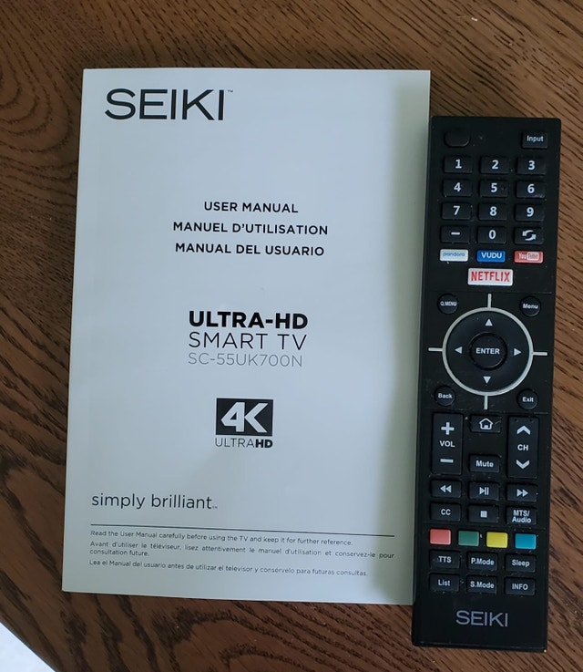 55" Seiki 4K Ultra HD Smart LED TV (Model: SC-55UK700N) - photo 2