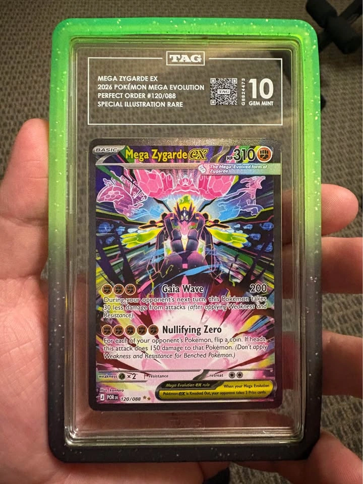 Pokémon Graded Card TAG 10 : Mega Zygarde EX 120/088
