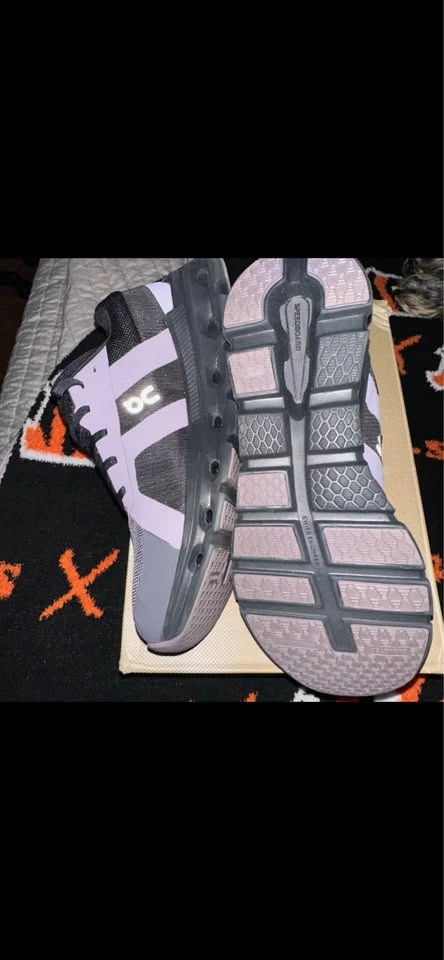 Womens On Cloud Cloudrunner Waterproof Low Black/Grape size 10 - photo 2