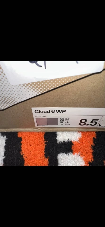 Women’s Cloud 6 Waterproof Mauve Zinc Size 8.5 - photo 4