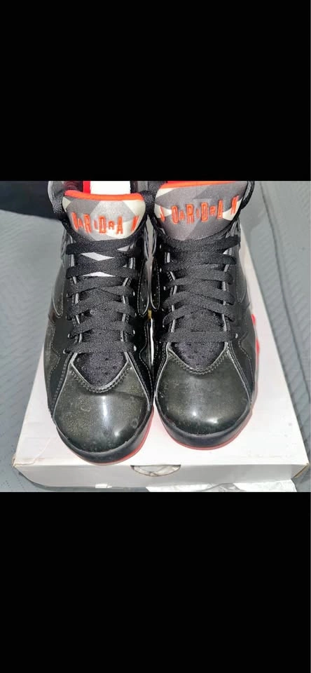 Air Jordan 7 Retro Black Gloss Size 8 Woman’s