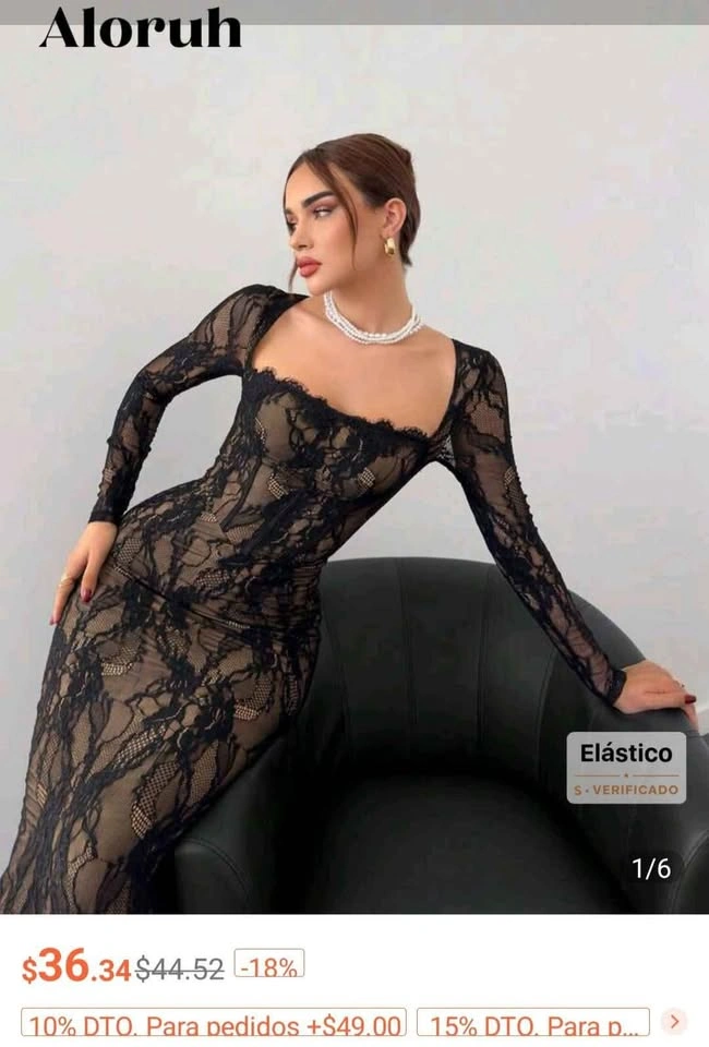 Long dress from Shein, size M. New. - photo 3