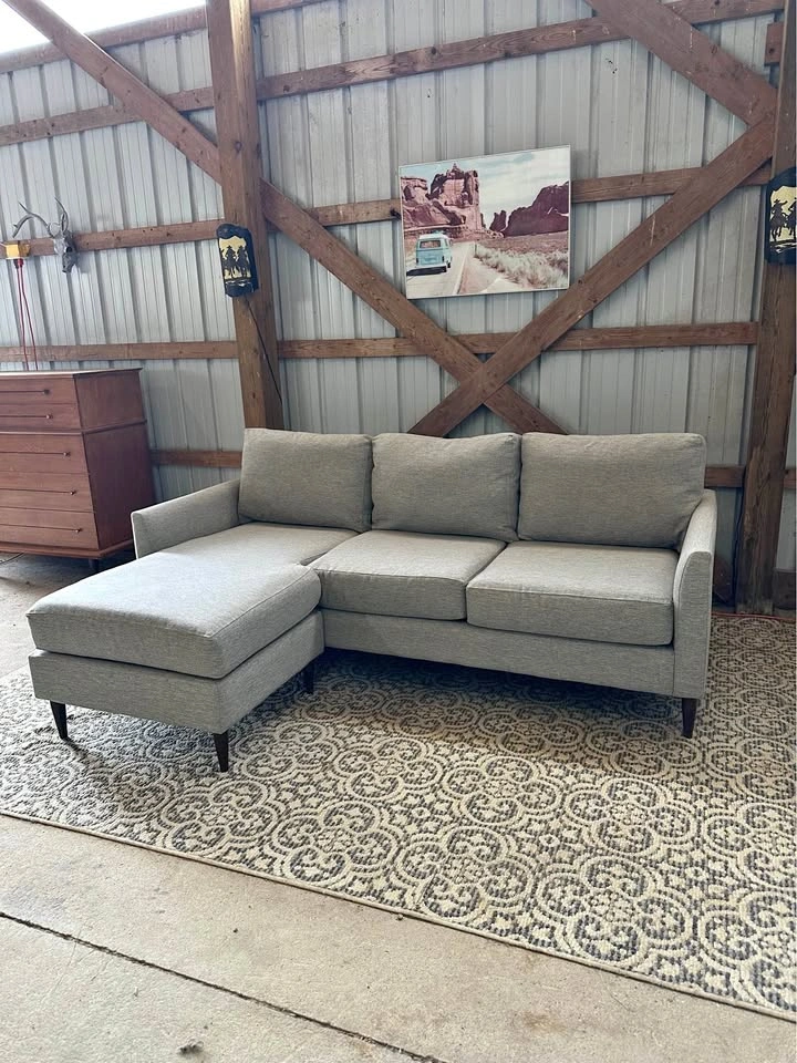 Urban Barn Reversible Malcolm Custom Sectional - Grey