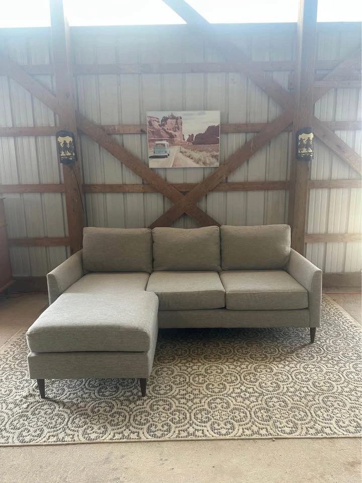 Urban Barn Reversible Malcolm Custom Sectional - Grey - photo 2