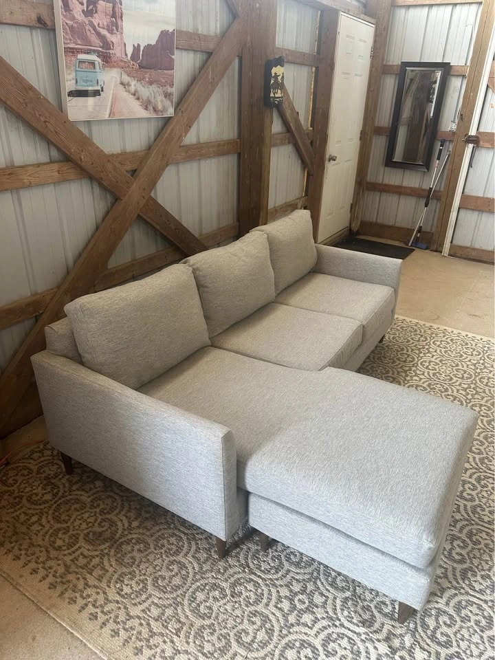 Urban Barn Reversible Malcolm Custom Sectional - Grey - photo 4