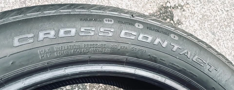 245/50/20 Continental Single All Season Tire - photo 3