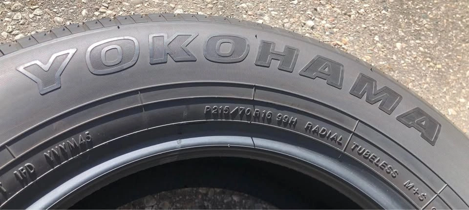 215/70/16 YOKOHAMA SINGLE ALL SEASON TIRE - photo 2