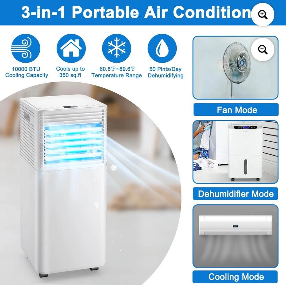 Costway 10000 BTU Portable Air Conditioner 3-in-1 - photo 2