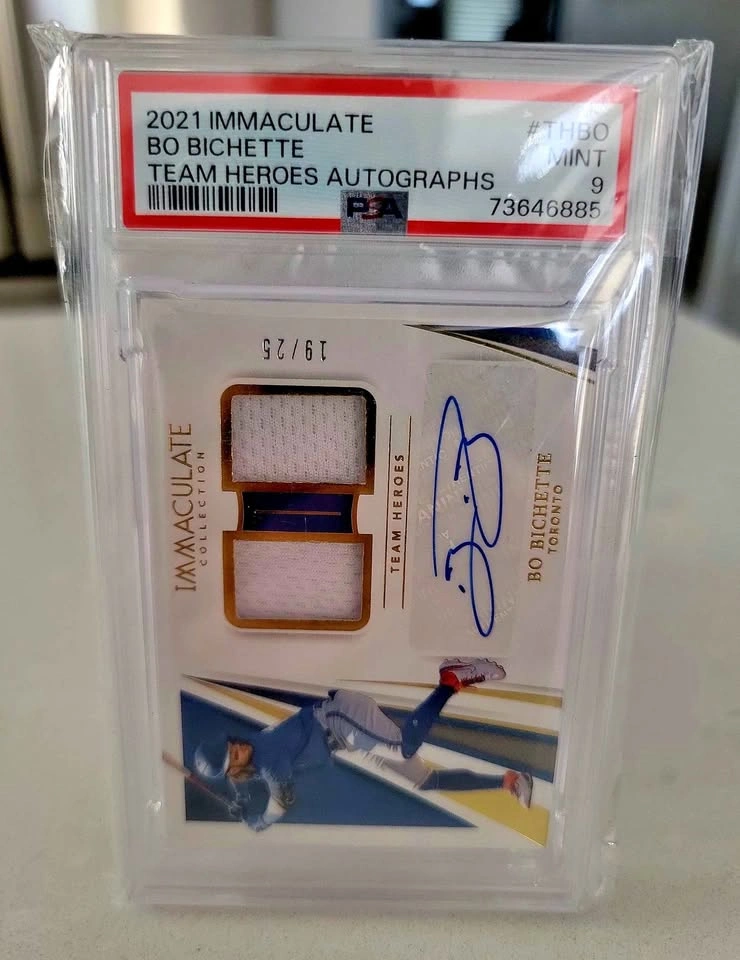 Bo Bichettte Dual Patch Auto Numbered 19/25!