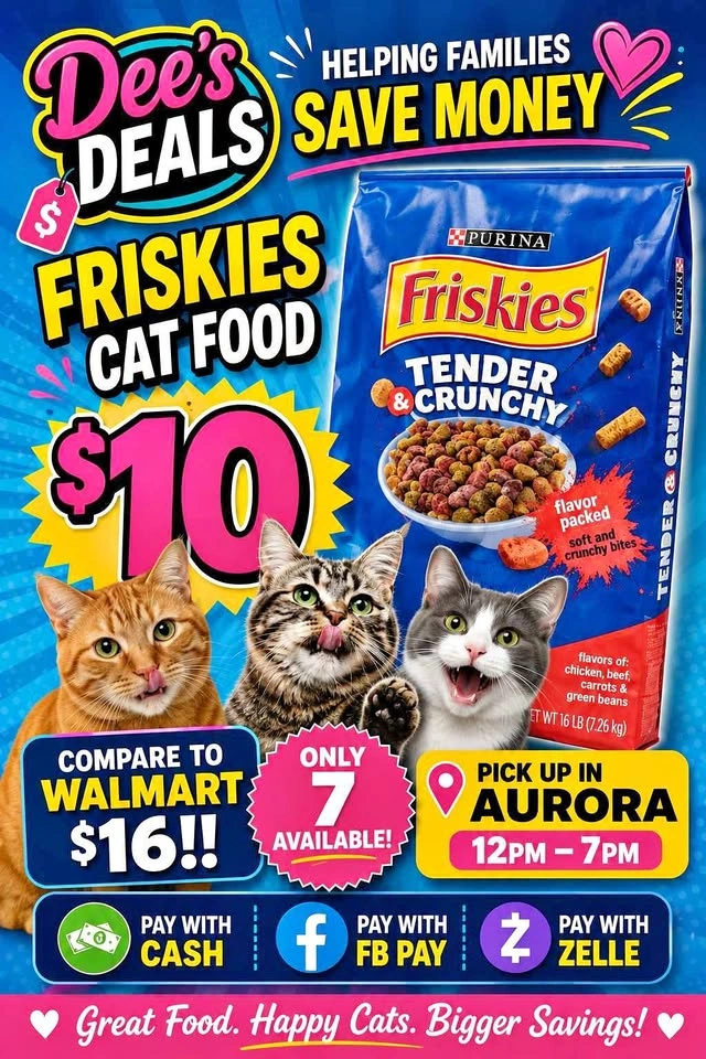 Huge bag of Friskies Cat food ONLY $10